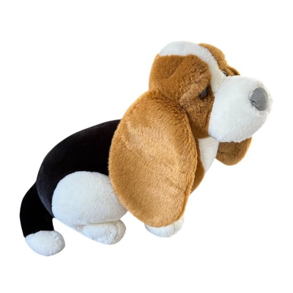 Land Love by Windsor Toys Vtg 1985 Bassett Hound Puppy Dog Plush Stuffie Korea - Picture 2 of 12